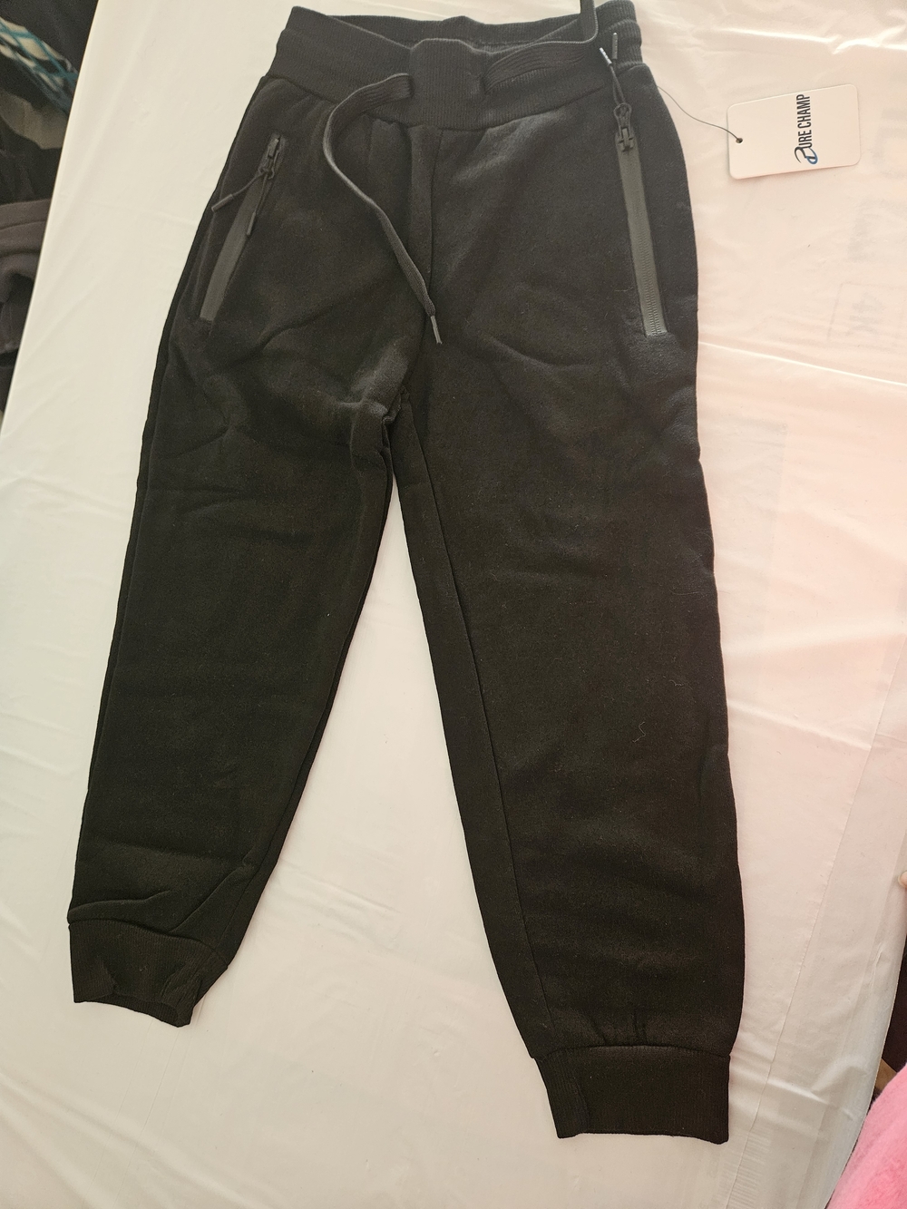 Kids Black Jogger Sweatpants